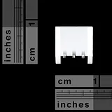 JST Right Angle Connector - Through-Hole 3-Pin - Image 2