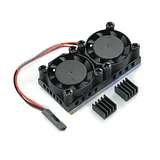 Raspberry Pi Dual Fan Heatsink Kit for 3B/3B+/4B - Image 1