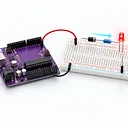 See how a diode controls current direction