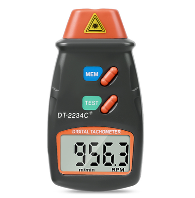 Digital Laser Tachometer - Non-Contact RPM Meter, 2.5 to 99,999 RPM