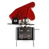 Toggle Switch and Cover - Illuminated (Red) - Image 2