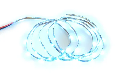 5V Flexible LED Strip - Ice Blue, 1m (60 LEDs/m)