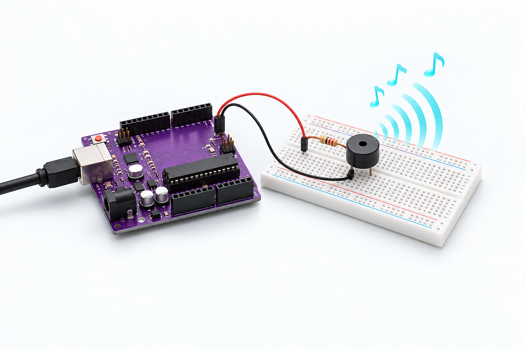Play a melody on the piezo