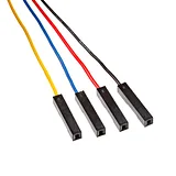 Flexible Qwiic Cable - Female Jumper (4-pin, Heat Shrink) - Image 2