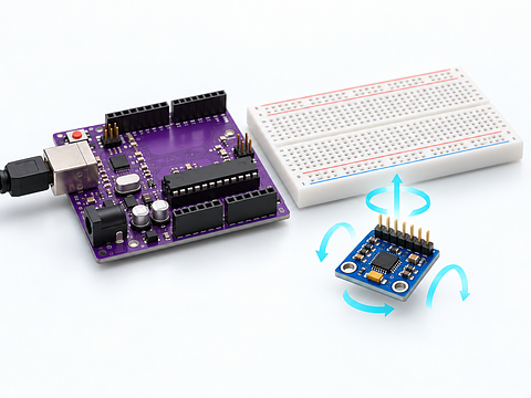Measure motion with the MPU6050