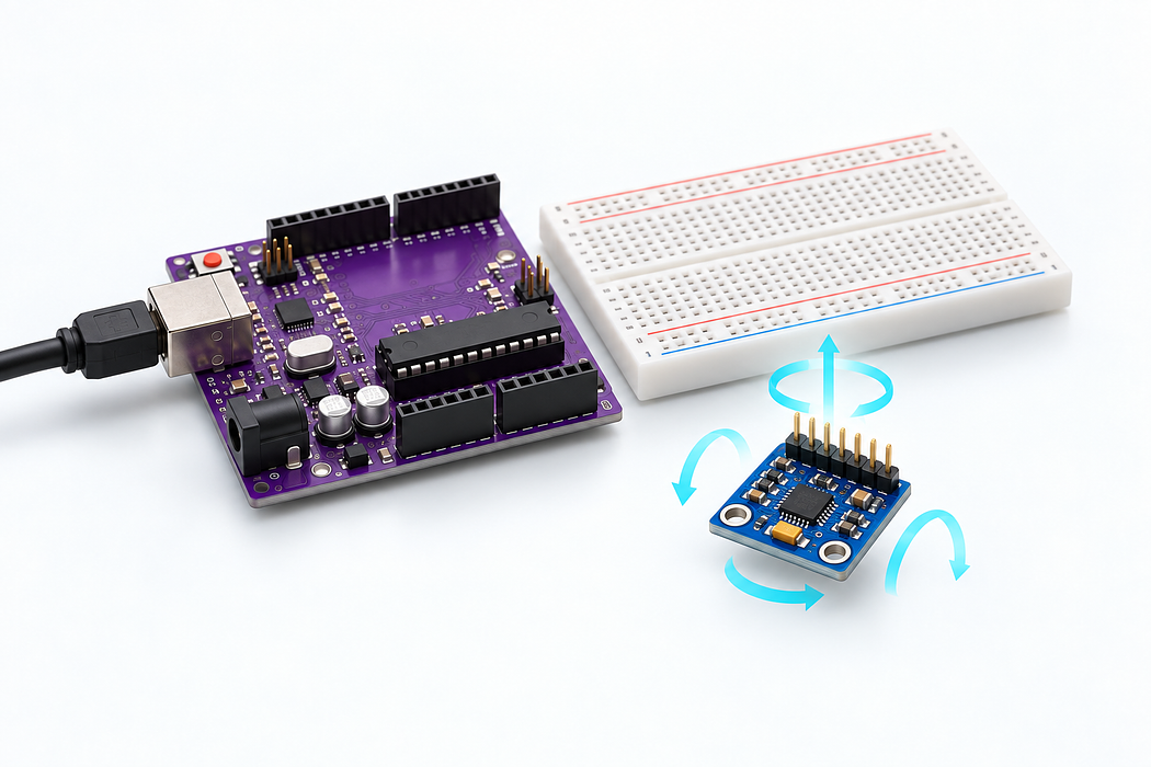 Measure motion with the MPU6050