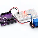 Switch a low-voltage LED with a relay