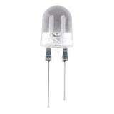 Super Bright LED - White 10mm - 10 pack - Image 1