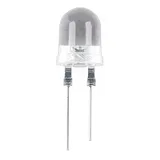 Super Bright LED - White 10mm - 10 pack - Image 1