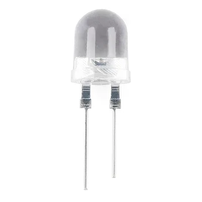 Super Bright LED - White 10mm - 10 pack