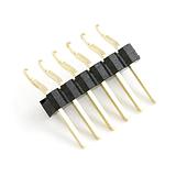 Header - 6-pin Male (SMD, 0.1, Right Angle) - Image 1