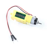 Hobby Gearmotor - 140 RPM, Male Connectors (Single) - Image 1
