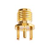 RP-SMA Female 0.8mm PCB Edge-Mount Connector - Image 2