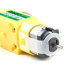 Hobby Gearmotor - 140 RPM, Male Connectors (Single) - Image 3