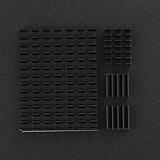 Black Aluminium Heatsink Kit for Raspberry Pi 4B - Image 7