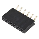 Header - 6-pin Female (SMD, 0.1, Right Angle) - Image 1